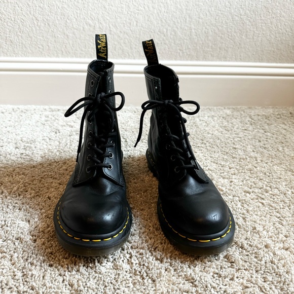 1460 AMBASSADOR LEATHER LACE UP BOOTS - Picture 2 of 8